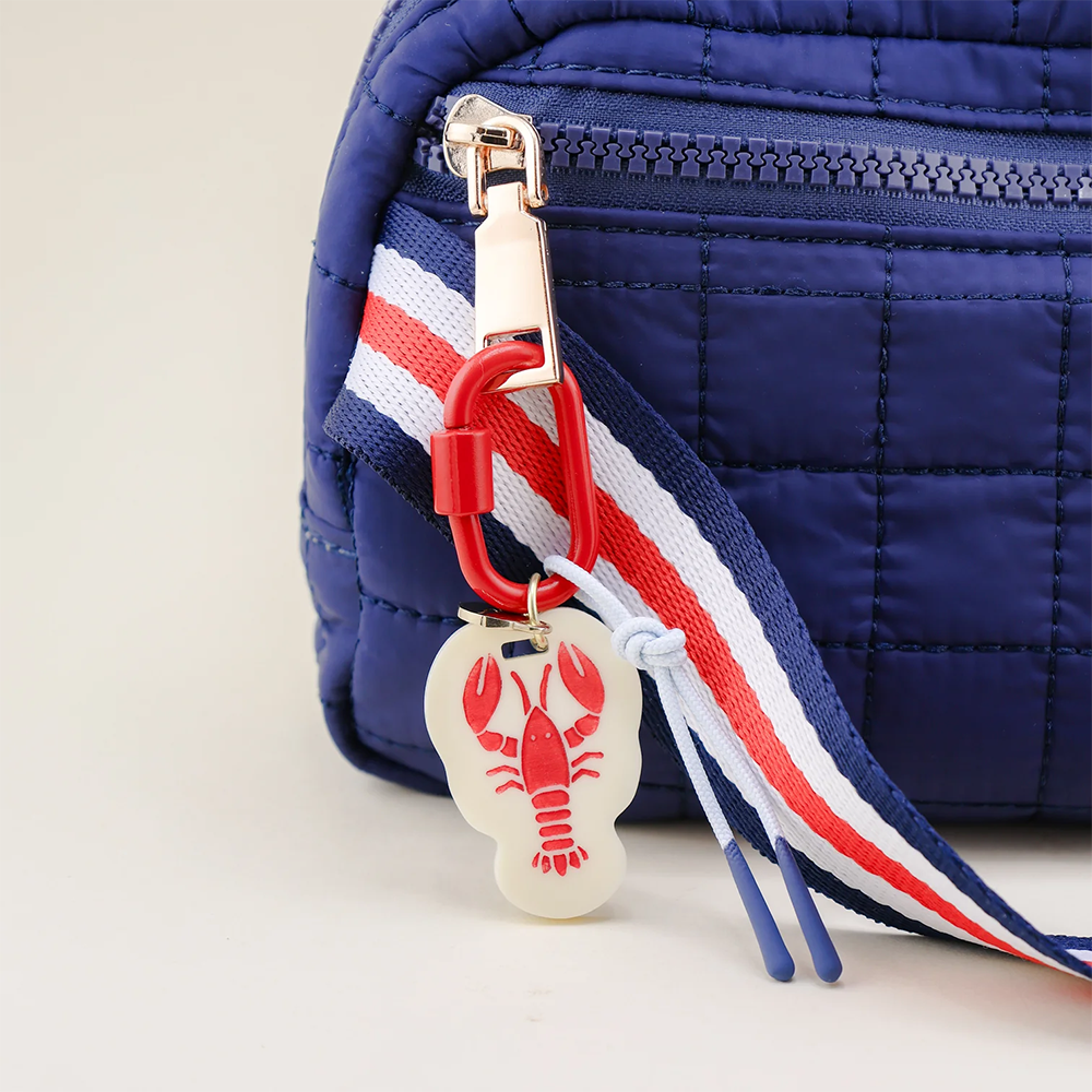 Freshwater Carabiner Bag Charm - Lobster