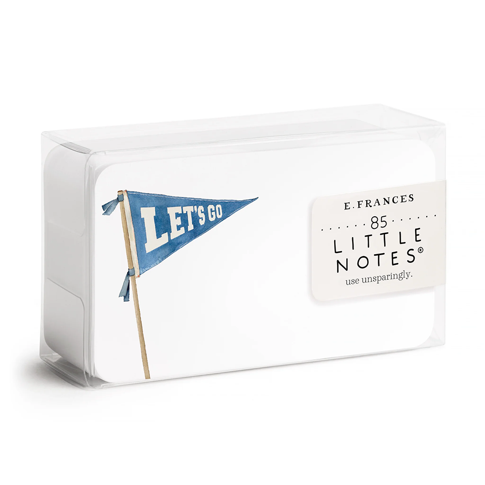 E. Frances Little Notes - Let's Go Pennant