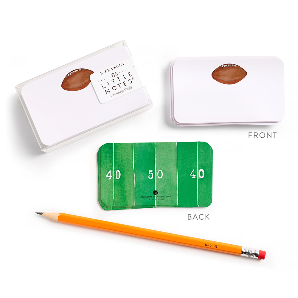 E. Frances Little Notes - Football