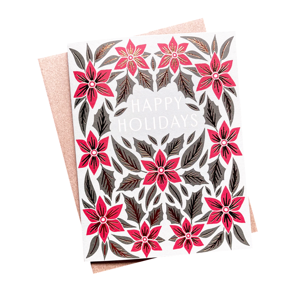 Katharine Watson Katharine Watson Card - Happy Holidays Red