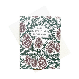 Katharine Watson Katharine Watson Card - Box Set of 6 - Happy Holidays from Maine