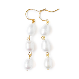 Nest Pretty Things Nest Pretty Things Long Freshwater Pearl Earrings