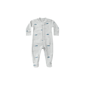 Quincy Mae Quincy Mae Zip Long Sleeve Sleeper Footie - Narwhals