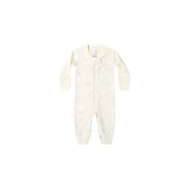 Quincy Mae Quincy Mae Zip Long Sleeve Sleeper Footie - Snow Owls