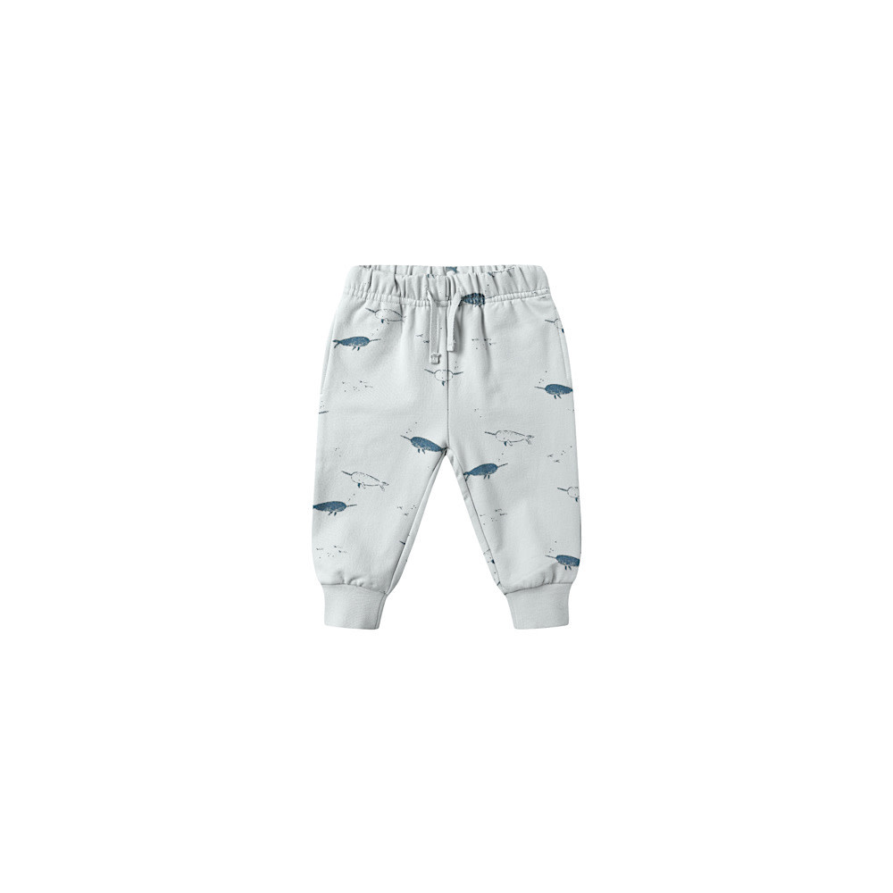 Quincy Mae Quincy Mae Relaxed Fleece Sweatpants - Narwhals