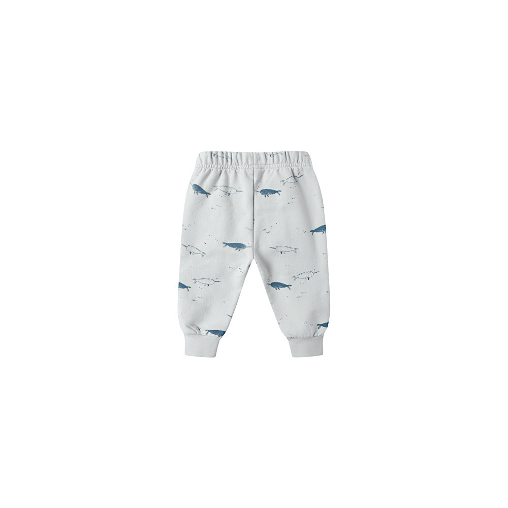 Quincy Mae Relaxed Fleece Sweatpants - Narwhals