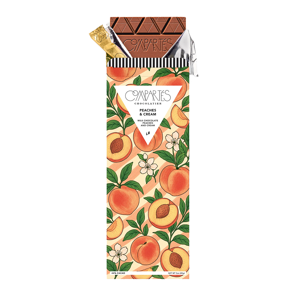 Compartés Milk Chocolate Bar - Peaches and Cream