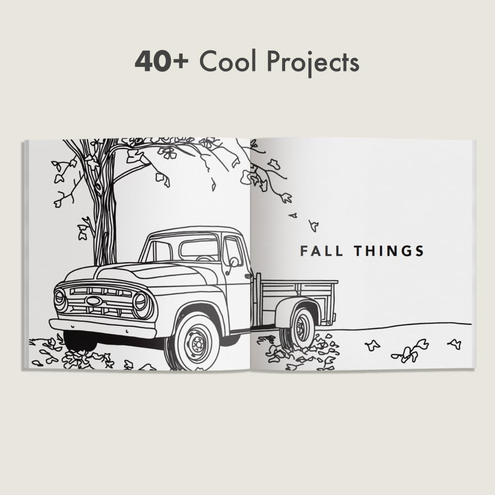 How to Draw for Kids: Fall Things Paperback Book