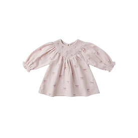 Quincy Mae Quincy Mae V Smocked Dress - Bows