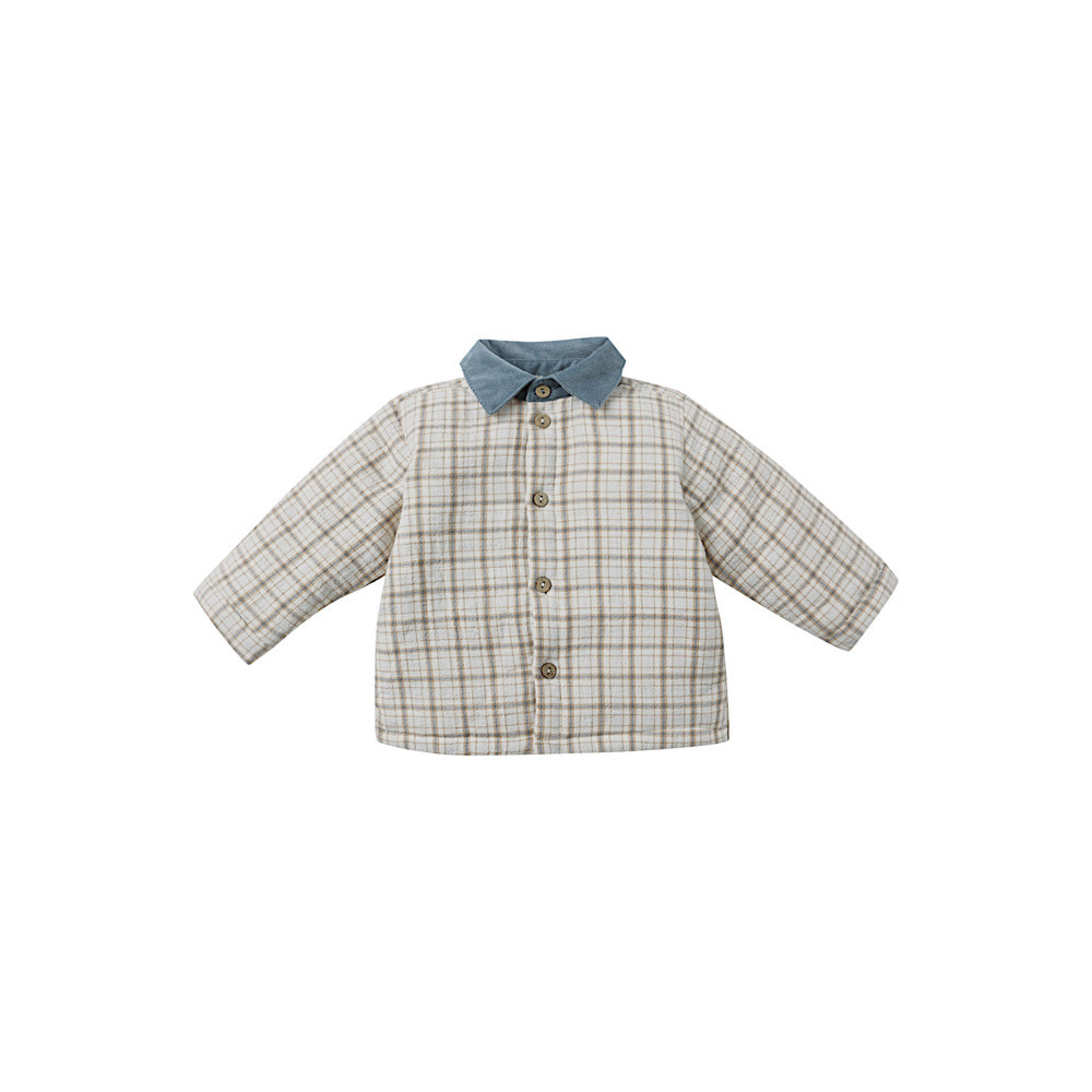 Quincy Mae Quincy Mae Ford Jacket - Blue Plaid
