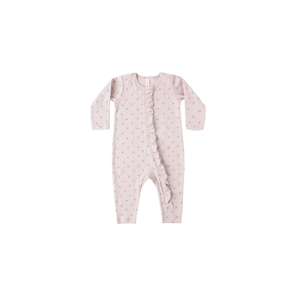 Quincy Mae Ruffle Jumpsuit - Lilac Ditsy