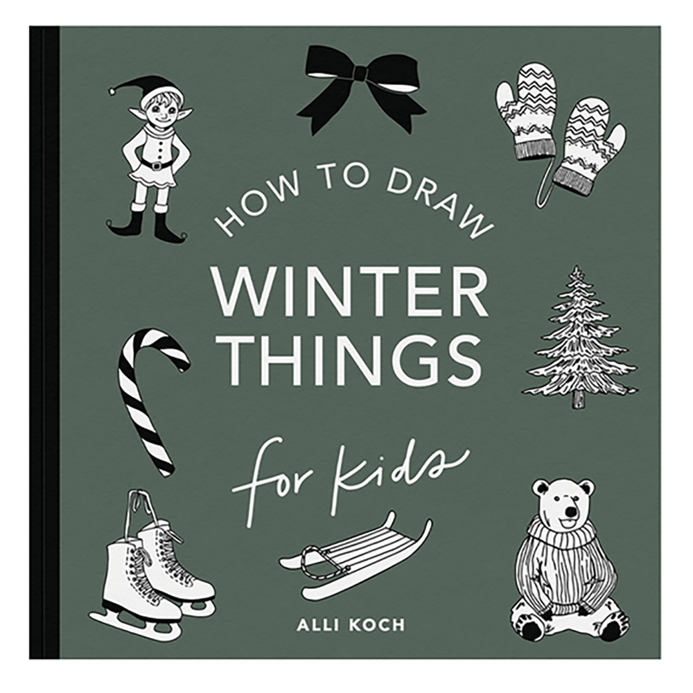 How to Draw for Kids: Winter Things Paperback Book