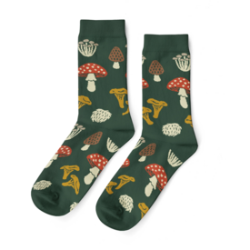 Yellow Owl Workshop Yellow Owl Workshop Crew Socks - Forest Fungi