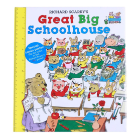 Penguin Random House Great Big Schoolhouse Richard Scarry Hardcover Book