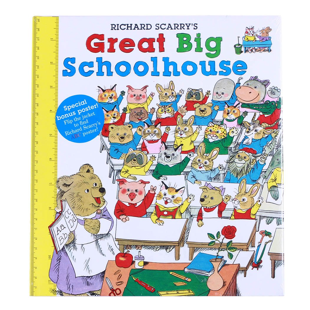 Great Big Schoolhouse Richard Scarry Hardcover Book