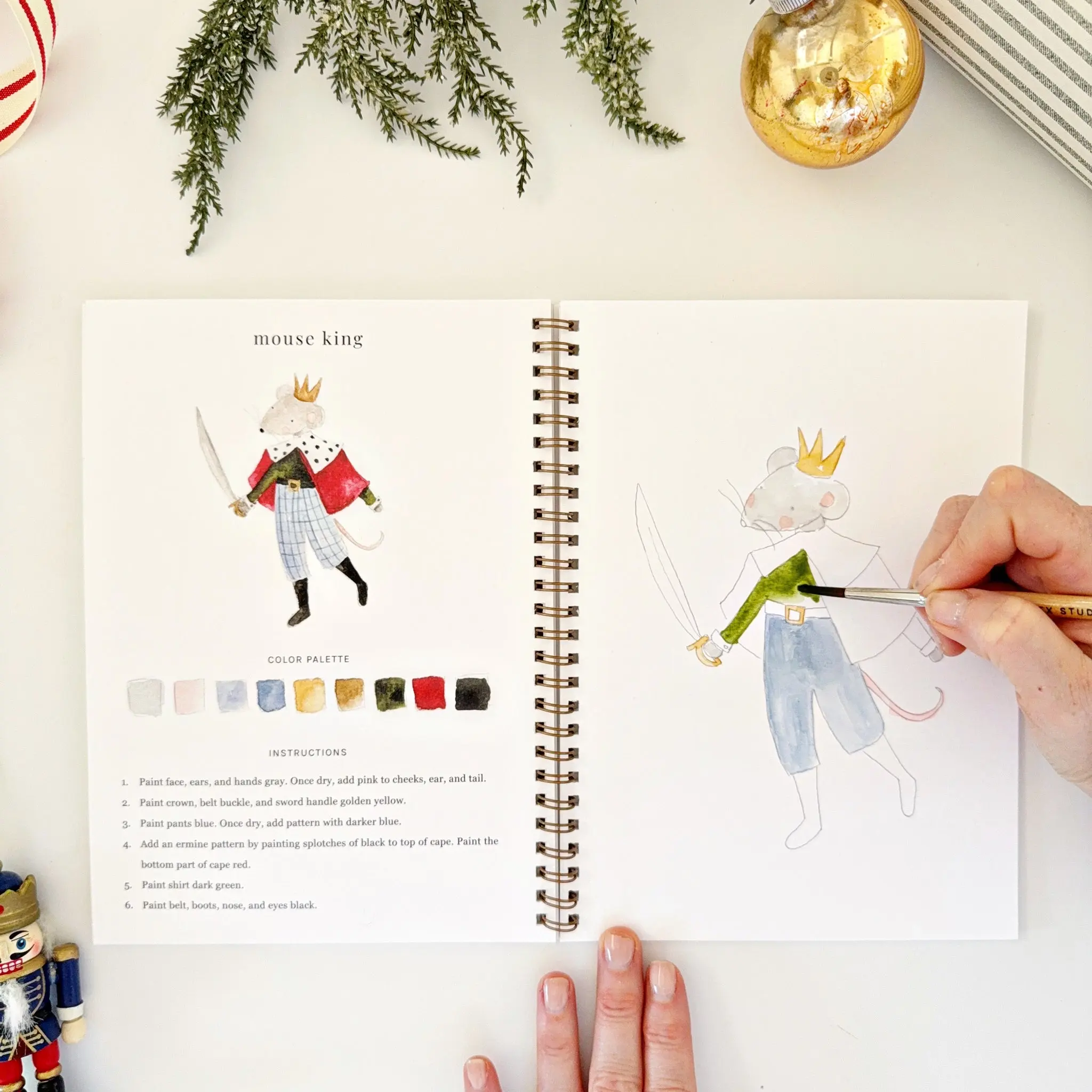 Emily Lex Studio Watercolor Workbook - The Nutcracker