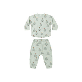 Rylee + Cru Rylee + Cru Long Sleeve Tee + Pant Set - Trees