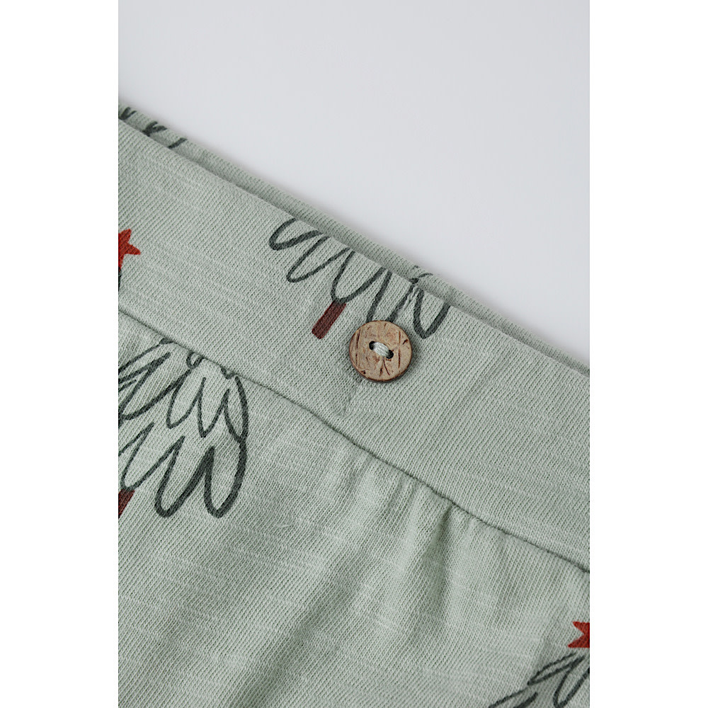 Rylee + Cru Long Sleeve Tee + Pant Set - Trees