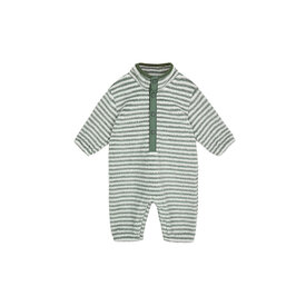 Rylee + Cru Rylee + Cru Fuzzy Winter Jumpsuit - Evergreen Stripe