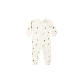 Rylee + Cru Rylee + Cru Organic Long John Pajamas - Skiers