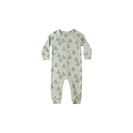 Rylee + Cru Rylee + Cru Organic Long John Pajamas - Trees