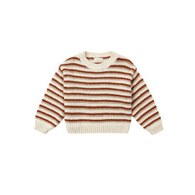 Rylee + Cru Rylee + Cru Aspen Sweater - Ruby Stripe