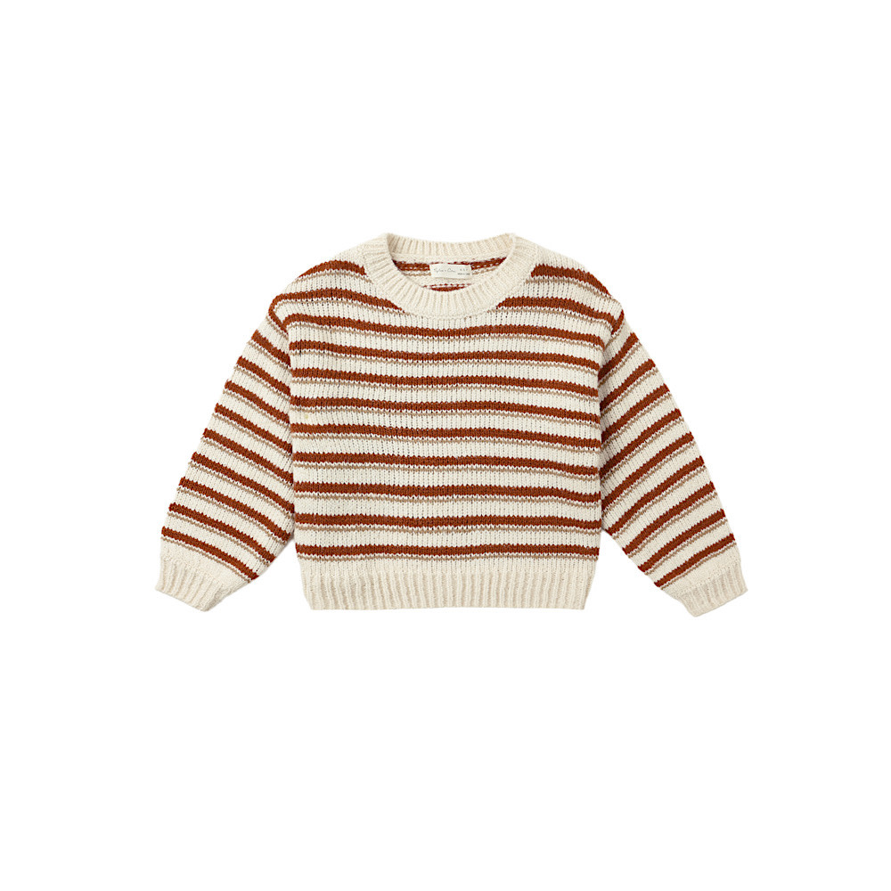 Rylee + Cru Rylee + Cru Aspen Sweater - Ruby Stripe