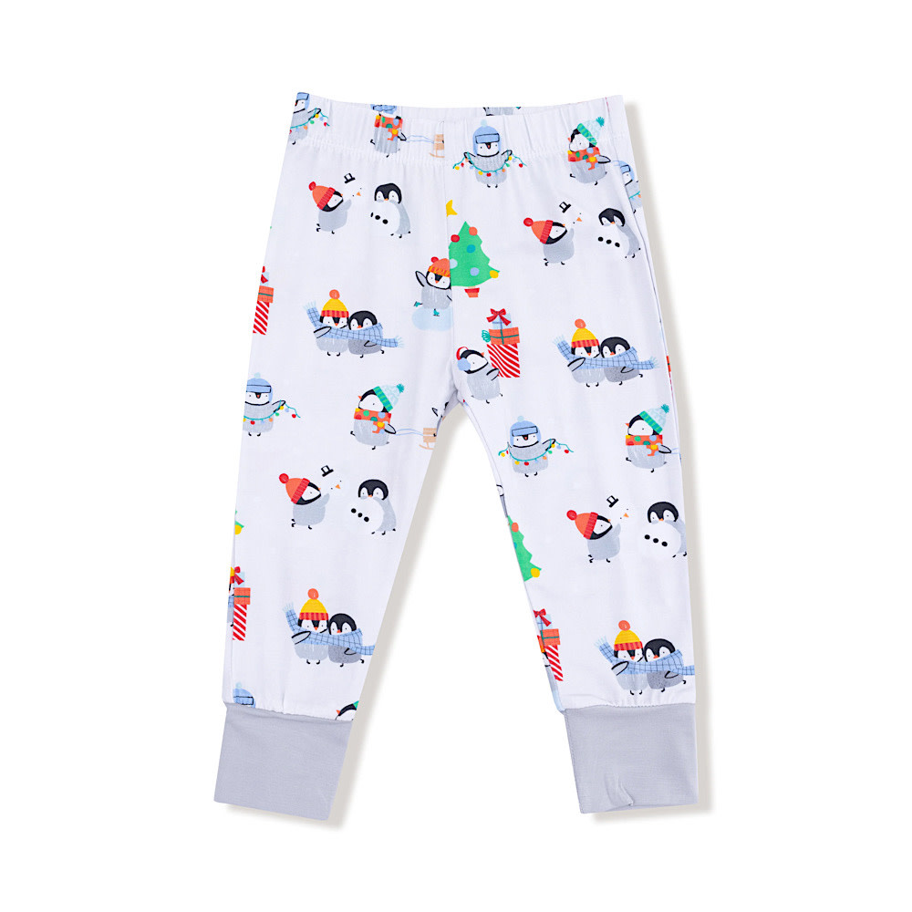 Angel Dear Long Sleeve Loungewear Set - Holiday Penguin