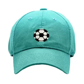 Harding Lane Harding Lane Kids Baseball Hat - Soccer Ball - Sea Blue