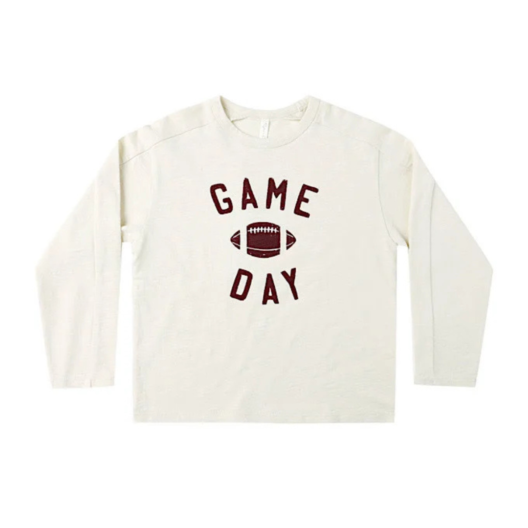 Rylee + Cru Rylee + Cru Long Sleeve Paneled Tee - Game Day