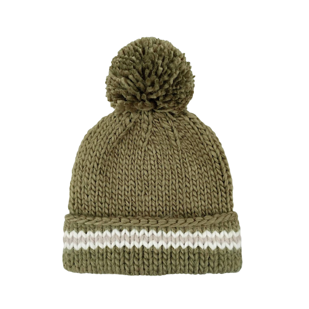 The Blueberry Hill Baby Varsity Hat - Moss