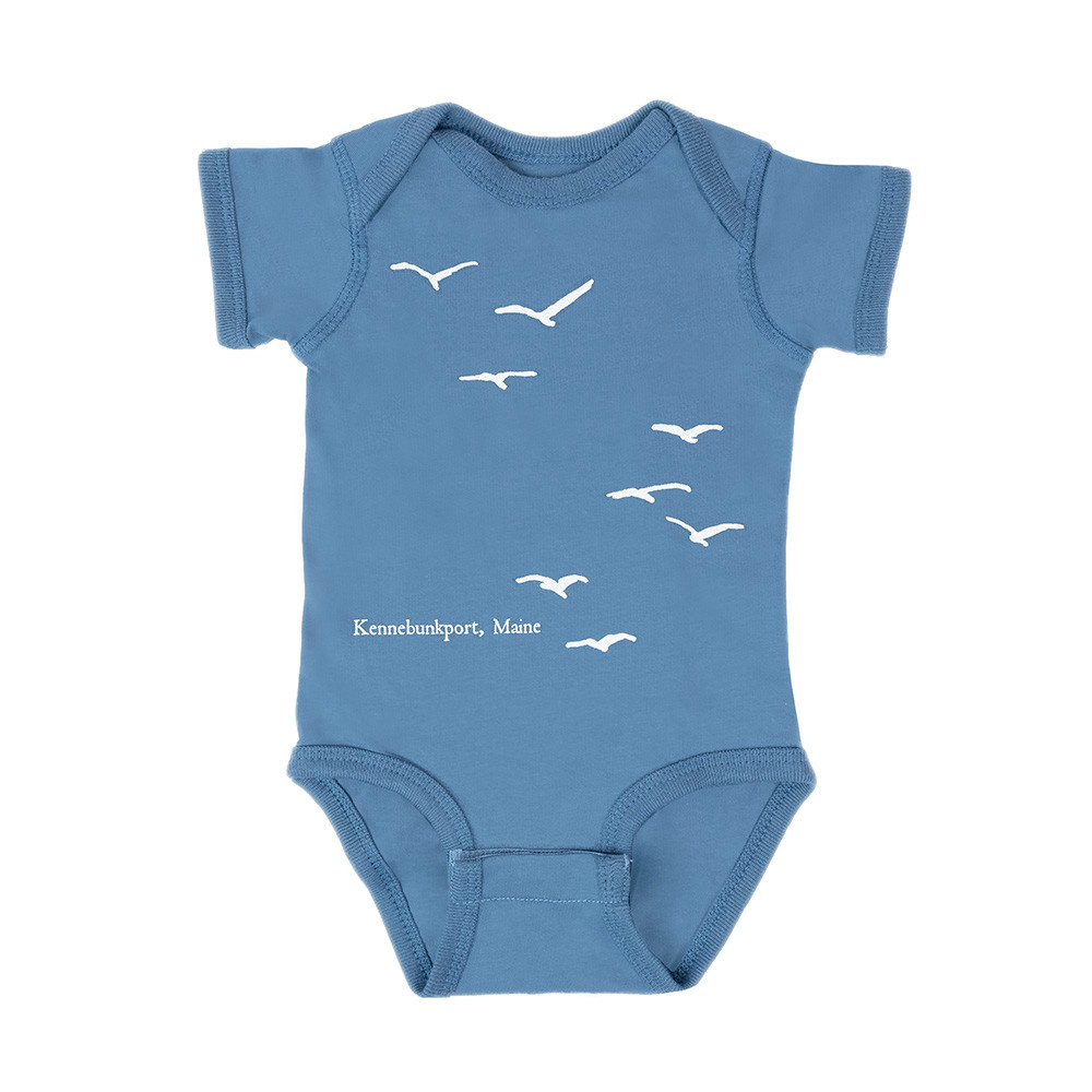 cinder + salt Cinder + Salt Onesie - Kennebunkport Seagulls