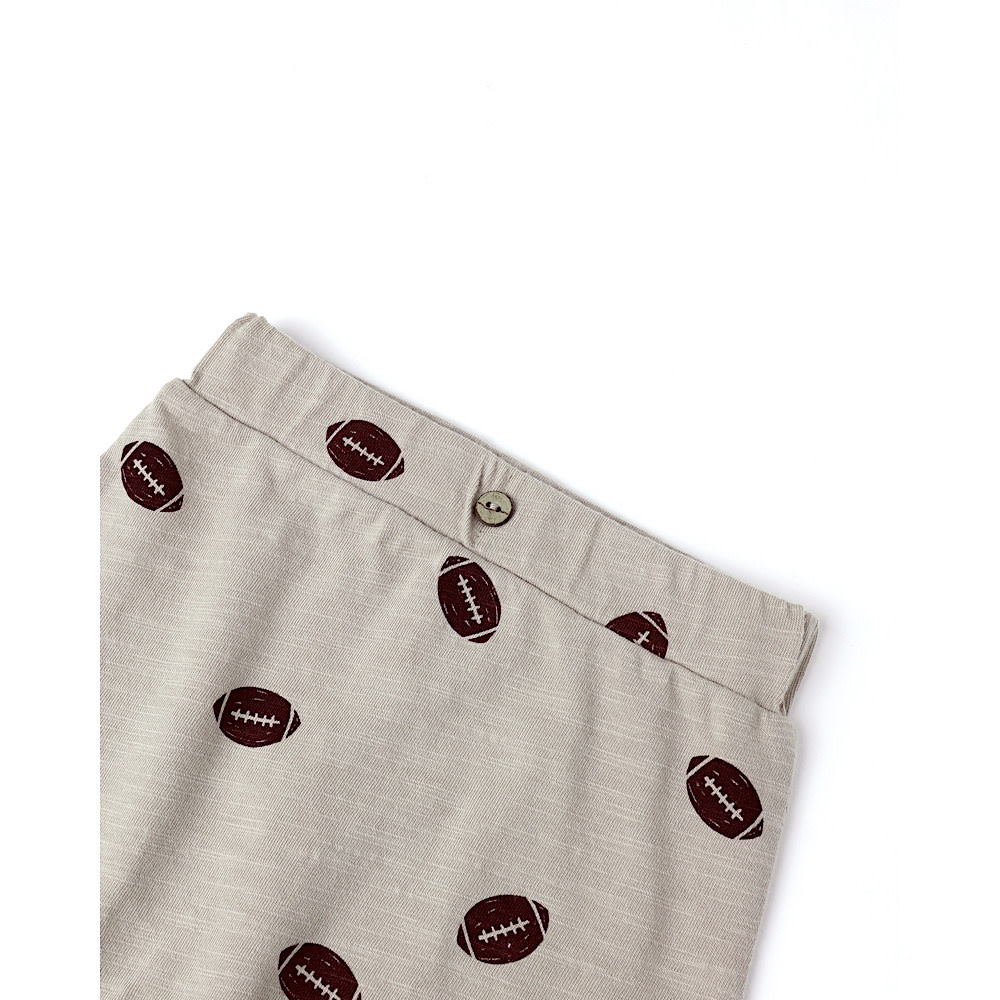 Rylee + Cru Tee + Pant Set - Footballs