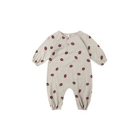 Rylee + Cru Rylee + Cru Henley Jumpsuit - Football