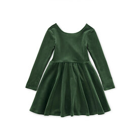 Tea Collection Tea Collection Velour Ballet Dress - Pineneedle