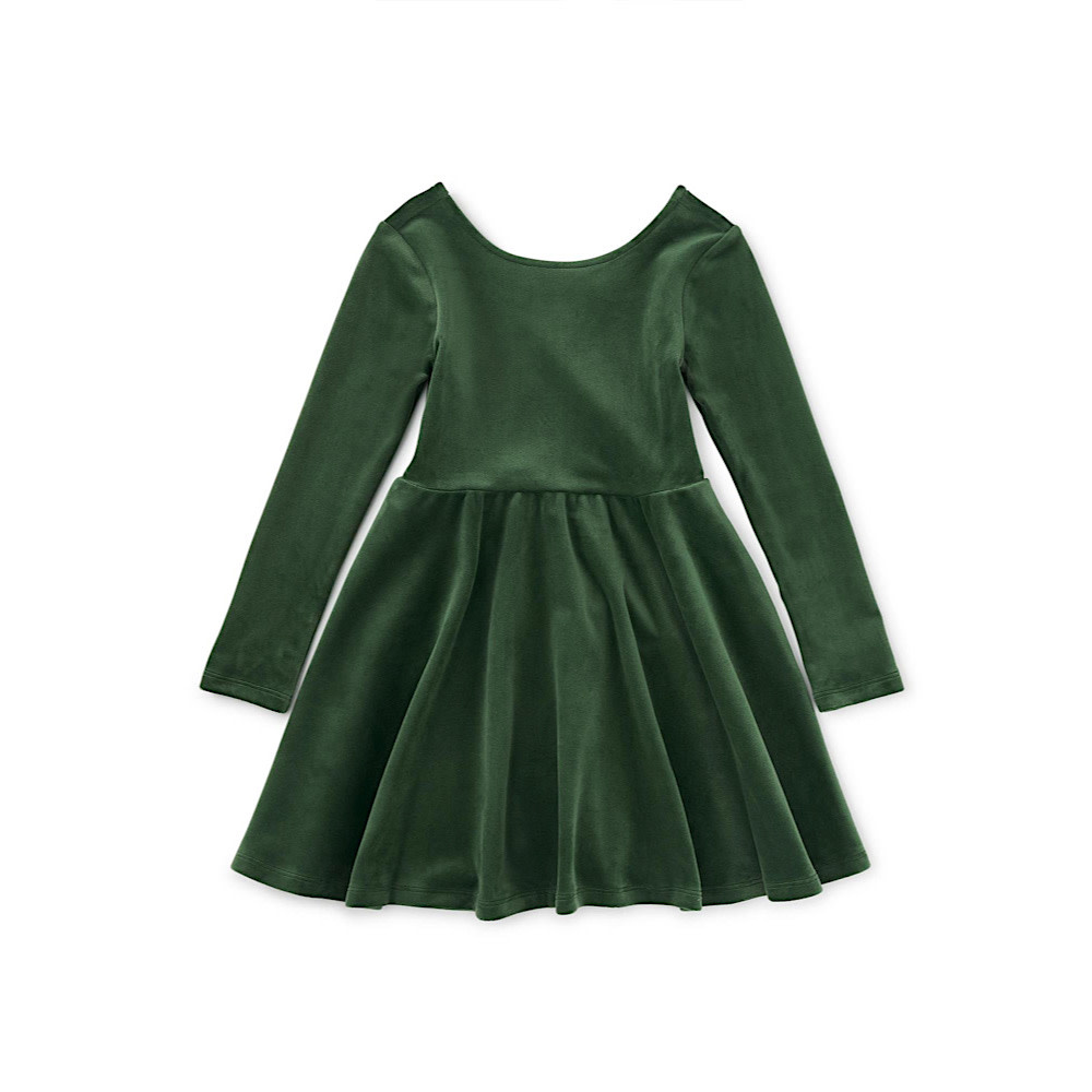 Tea Collection Tea Collection Velour Ballet Dress - Pineneedle