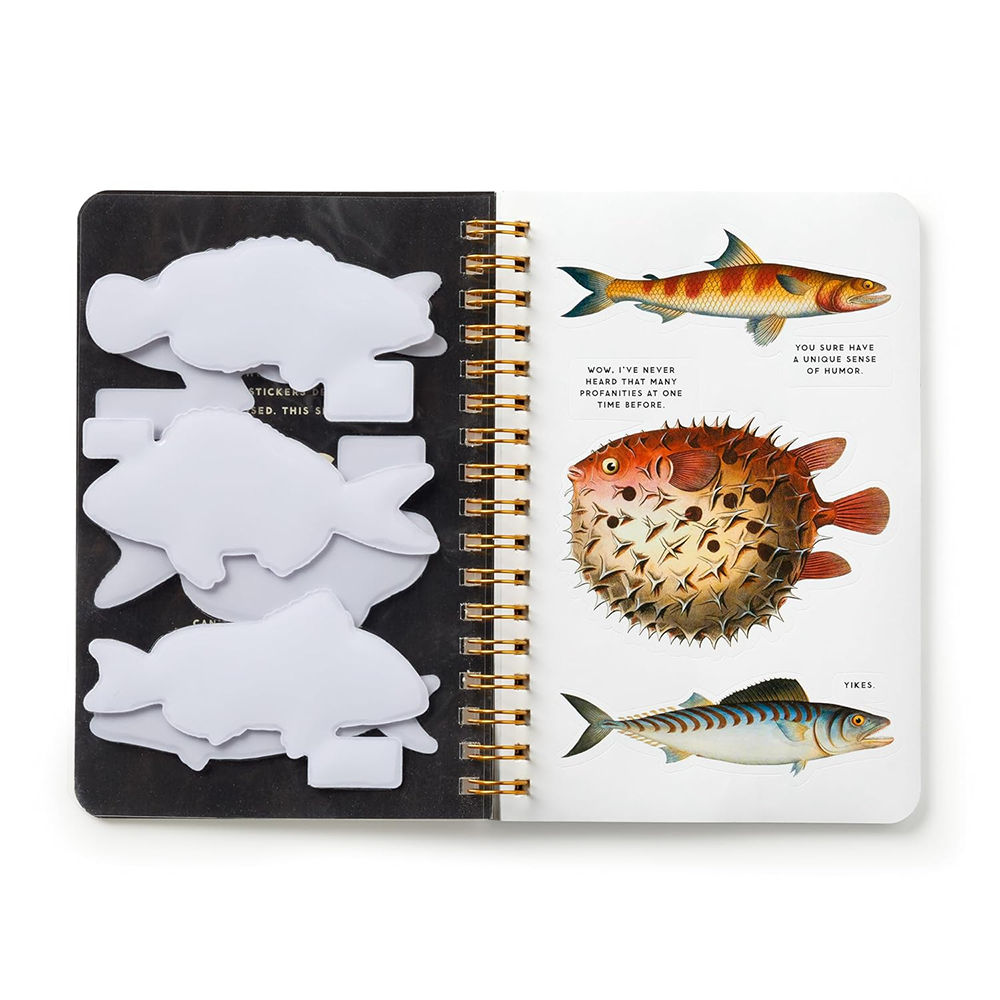 Brass Monkey Judgy Fish Sticker Book
