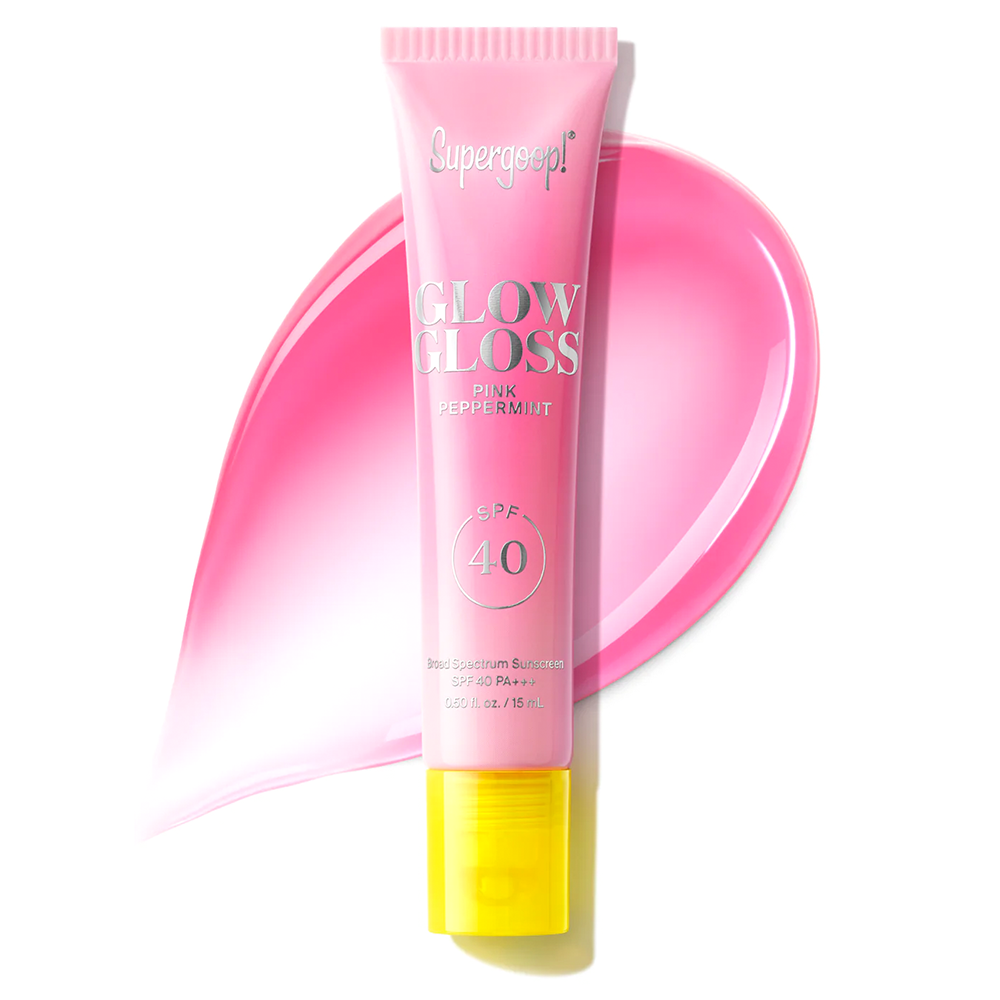 Supergoop Glow Gloss SPF 40 Lip Balm - Pink Peppermint