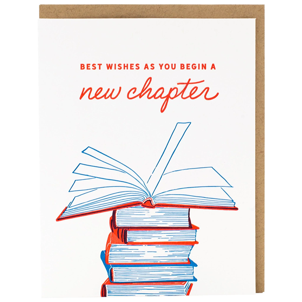 Smudge Ink Smudge Ink Card - Stack of Books