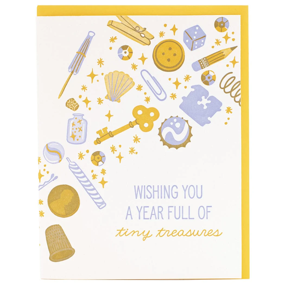 Smudge Ink - Tiny Treasures Birthday Card