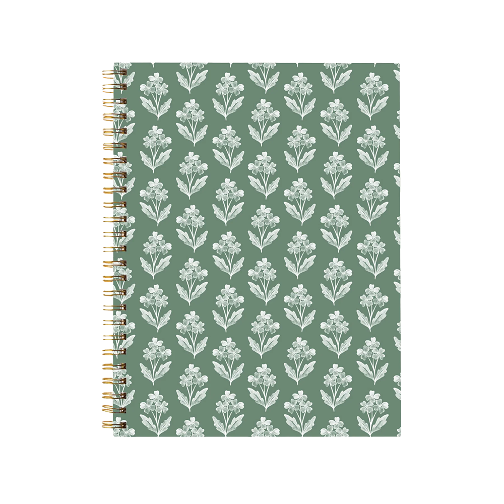 Elyse Breanne Design Elyse Breanne Design Spiral Notebook - Sage Forget Me Not
