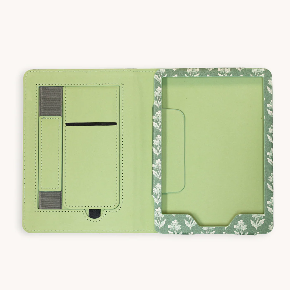 Elyse Breanne Design 11th Gen Kindle Case - Sage Forget Me Nots