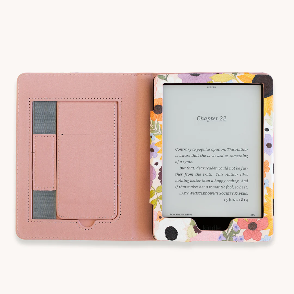 Elyse Breanne Design 11th Gen Kindle Case - Rainbow Garden