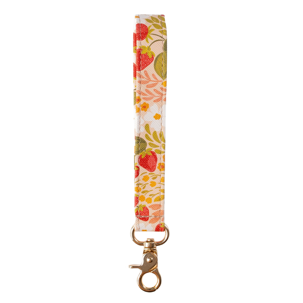 Elyse Breanne Design Elyse Breanne Design Wristlet Keychain - Strawberry Patch