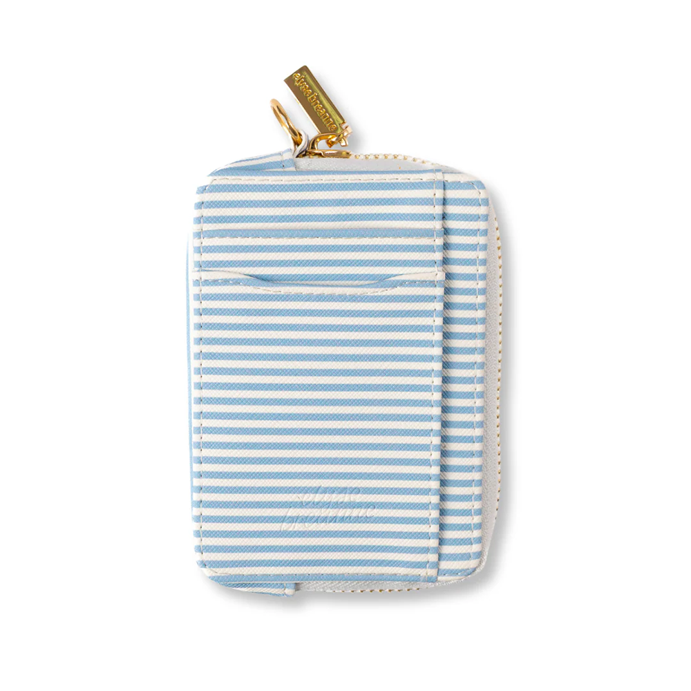 Elyse Breanne Design Elyse Breanne Design Zip Wallet - Blue Stripes