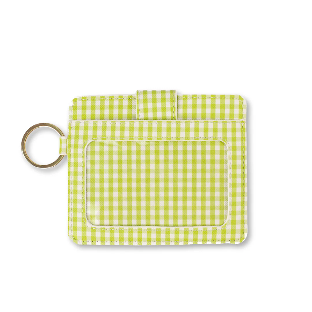 Elyse Breanne Design Wallet - Green Gingham