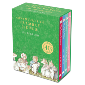 Harper Collins Adventures in Brambly Hedge Box Set of 4 Hardcover Books