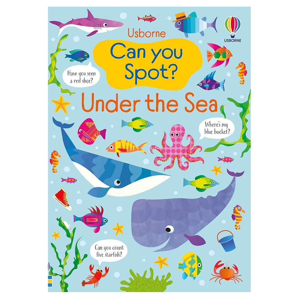 Can You Spot? Under the Sea Paperback Book
