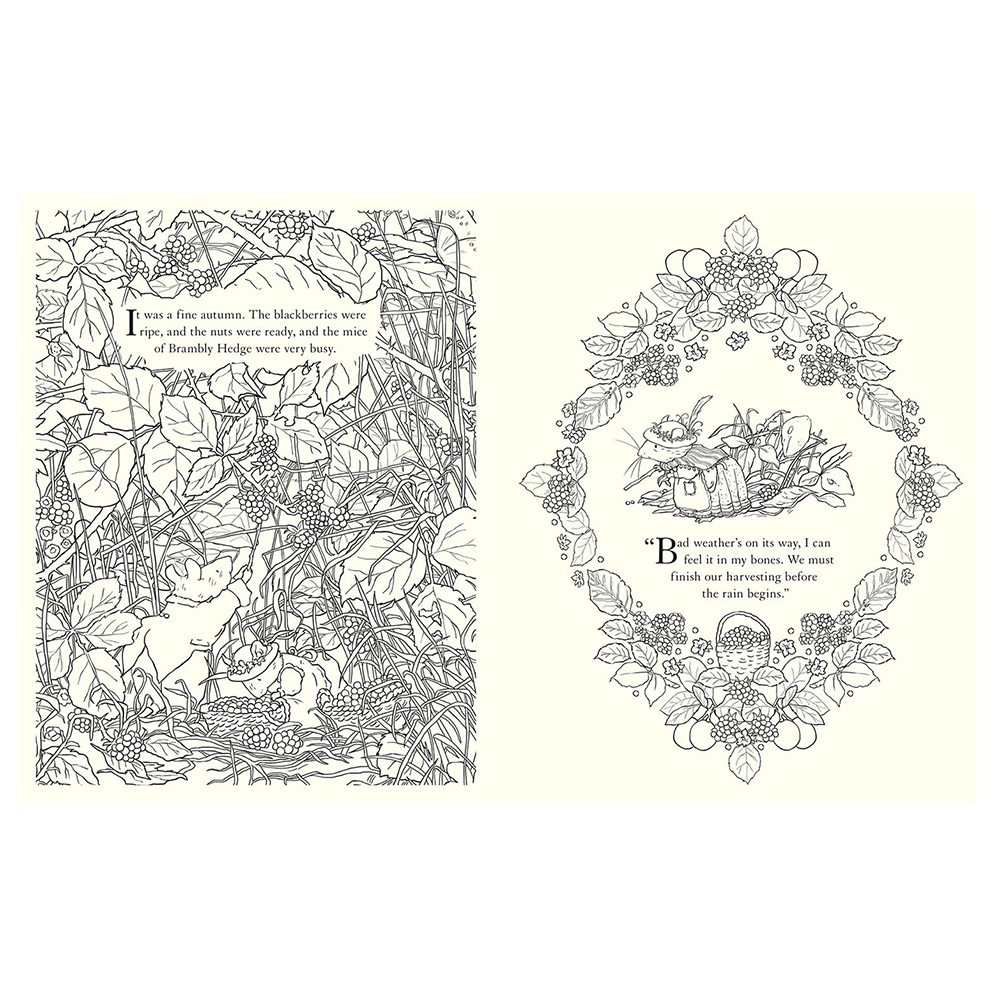 Brambly Hedge: Festive Coloring Book