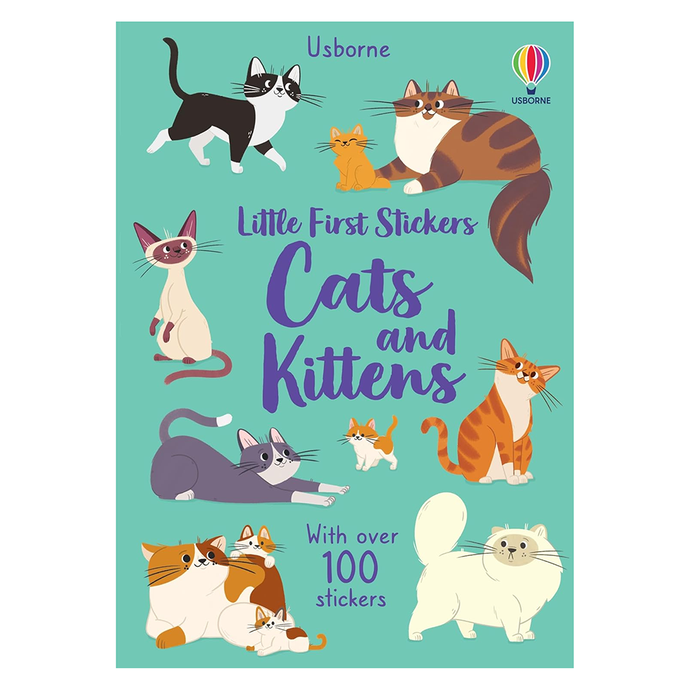 Usborne Little First Stickers Cats and Kittens